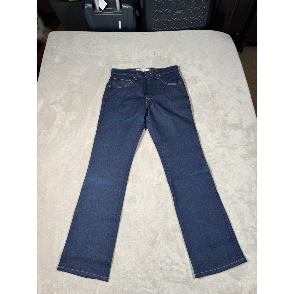 Vintage Levis 517 Jeans Size 30x32 Blue Dark Bootcut Y2K
